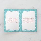 A Cute Festive Corgi Christmas Kaart (Binnen)