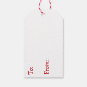 A Cute Festive Poodle Christmas   Cadeaulabel (Achterkant)