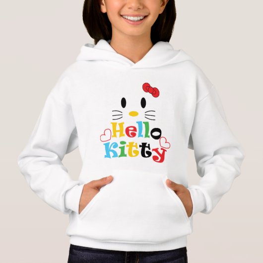 A Cute Hello Kitty's design Hoodie (Voorkant)