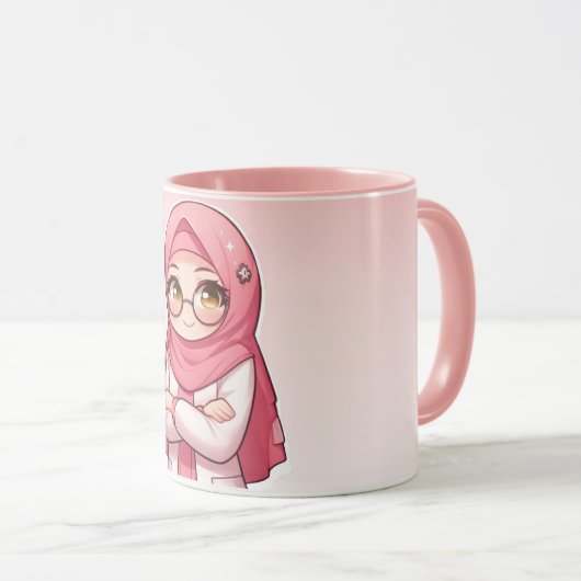 A cute Hijabi Mug ✨ Mok (Voorkant rechts)