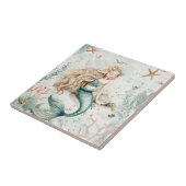 A Cute Mermaid Tegeltje (Zijkant)