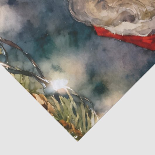 A Cute Mr and Mrs Claus Christmas Tissuepapier (Detail)