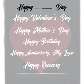 A cute Rhodesian on a special occasion for Mom Feestdagenkaart