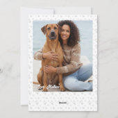 A cute Rhodesian on a special occasion for Mom Feestdagenkaart (Achterkant)