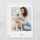 A cute Samoyed on a special occasion for Mom Feestdagenkaart (Achterkant)