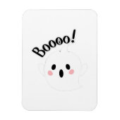 A Cute White Boo Creative Casual Magneet (Verticaal)