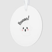 A Cute White Boo Creative Casual Ornament (voorkant)