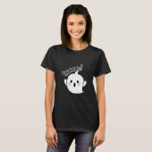 A Cute White Boo Creative Casual T-shirt (Voorkant volledig)