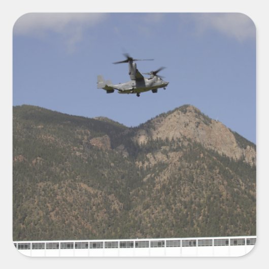 A CV-22 Osprey Vierkante Sticker (Voorkant)