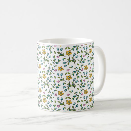 A DAINTY FLOWER MUG KOFFIEMOK (Voorkant rechts)