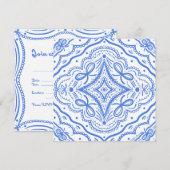 A dainty invitation kaart (Voorkant / Achterkant)