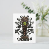 A.Daley Original 13th UUR CLOCK briefkaart (Staand voorkant)