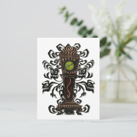 A.Daley Original 13th UUR CLOCK briefkaart (Staand voorkant)