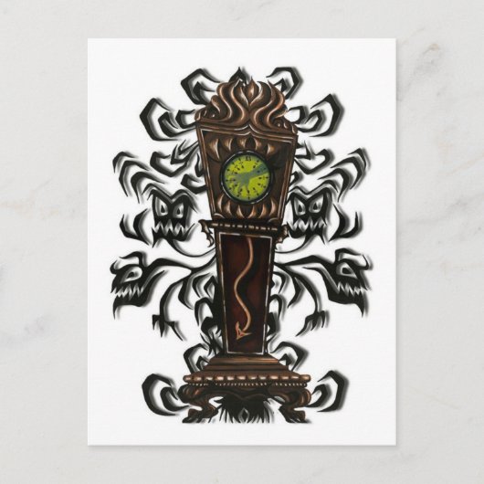 A.Daley Original 13th UUR CLOCK briefkaart (Voorkant)