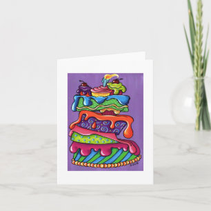 A.Daley Original BIRTHDAY-blanco kaart