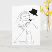 A Dance en A Kiss Kaart (Gele Bloem)