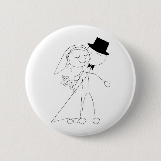 A Dance en A Kiss Ronde Button 5,7 Cm (Voorkant)