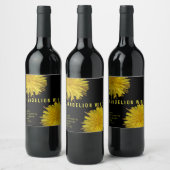 A Dandelion 1 | Thuis Brewed Dandelion Wine Aangep Wijn Etiket (Flessen)