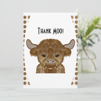 A Dank Moo Kaart |Hartelijk dank voor uw kaart| Ho