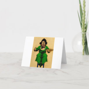 A Dark Futurist, 1923, gemaakt door Maxfield Parri Bedankkaart