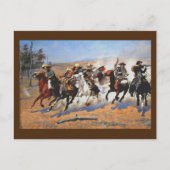 A Dash for the Timber van Remington, Briefkaart (Voorkant)