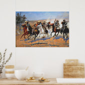 A Dash for the Timber van Remington, Poster (Keuken)