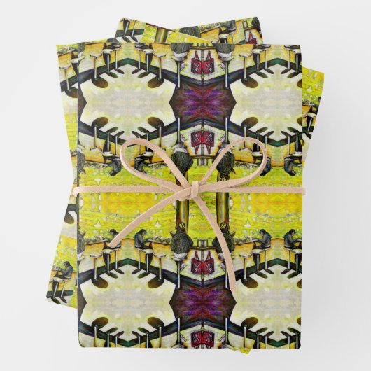 A Day Off from Crazy Inpakpapier Vel (In situ)