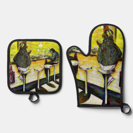 A Day Off from Crazy Ovenwant & Pannenlap Set (Voorkant)