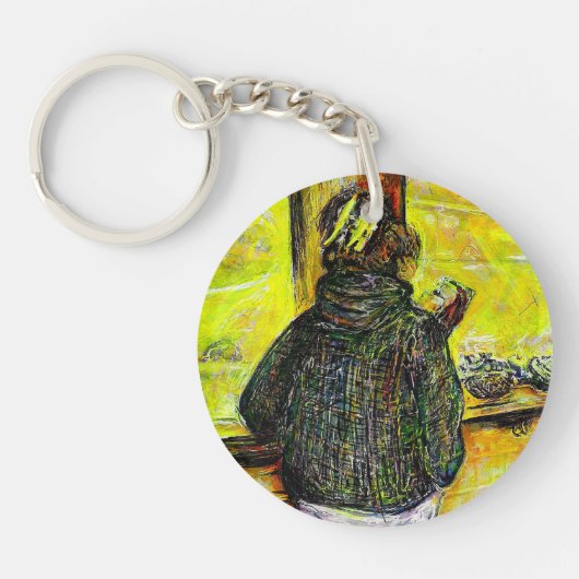 A Day Off from Crazy Sleutelhanger (Voorkant)