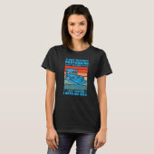A day Pontooning is like Pontoon Boat Captain  1 T-shirt (Voorkant volledig)