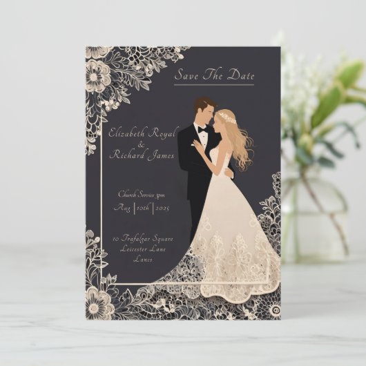 A Day to Remember Trouwjurk Kaart (Staand voorkant)