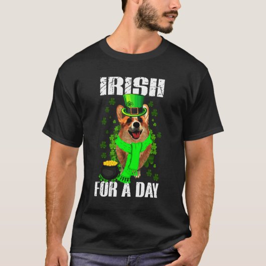 A Day Welsh Corgi T-shirt (Voorkant)