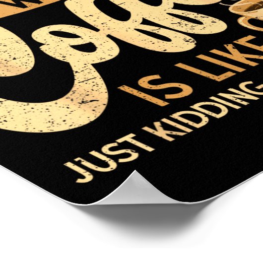 A Day Without Coffee Is Like - Coffee Lover Caffei Poster (Hoek)