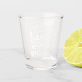 A Day Without Dart - Funny Dart Player Shot Glas (Voorkant)