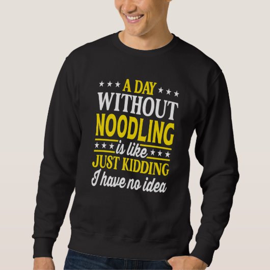 A Day Without Noodling  Pasta Noodling  1 Trui (Voorkant)