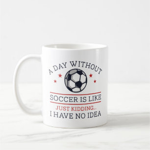 A Day Without Soccer Koffiemok