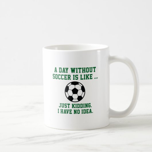 A Day Without Soccer Koffiemok (Rechts)