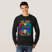 A Day Without Video Games Funny Video Gamer 33 T-shirt (Voorkant volledig)