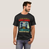 A Day Without Video Games  Video Gamer  4 T-shirt (Voorkant volledig)
