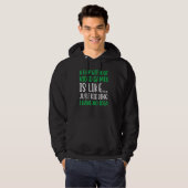 A Day Without Video Games  Video Gamer for boys Ad Hoodie (Voorkant volledig)