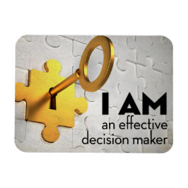 "A decision maker" Motivatie Affirmatie Flexibel Magneet