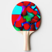 A Decorated Ping Pong Paddle Tafeltennisbatje (Achterkant)