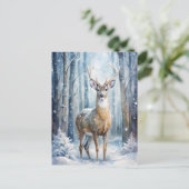 A Deer Briefkaart (Staand voorkant)
