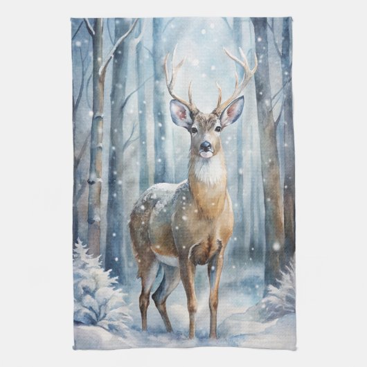 A Deer Theedoek (Verticaal)