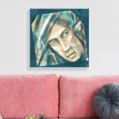 A Defiant Green Elf Canvas Afdruk (Insitu (Woonkamer))