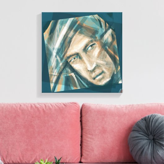 A Defiant Green Elf Canvas Afdruk (Insitu (Woonkamer))