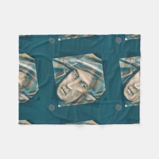 A Defiant Green Elf Fleece Deken (Voorkant (Horizontaal))