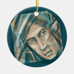 A Defiant Green Elf Keramisch Ornament