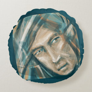 A Defiant Green Elf Rond Kussen