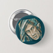 A Defiant Green Elf Ronde Button 5,7 Cm (Voorkant /achterkant)
